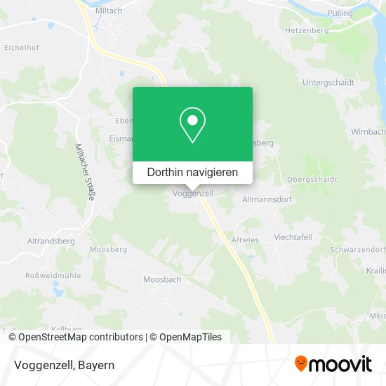 Voggenzell Karte