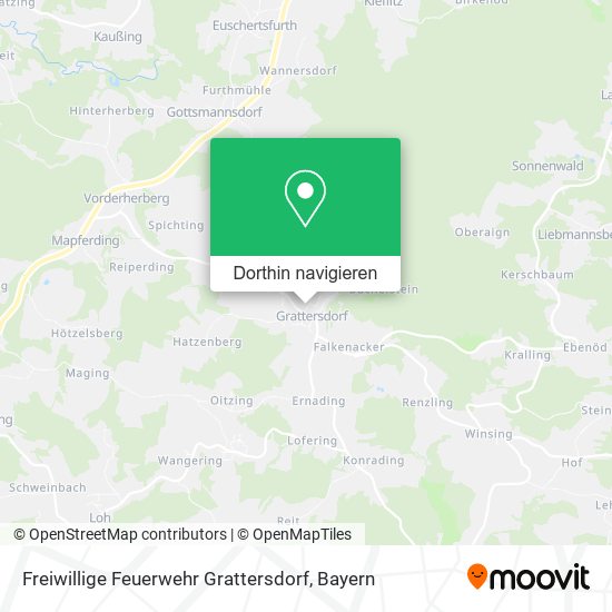 Freiwillige Feuerwehr Grattersdorf Karte