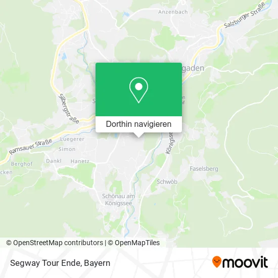 Segway Tour Ende Karte