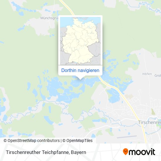 Tirschenreuther Teichpfanne Karte