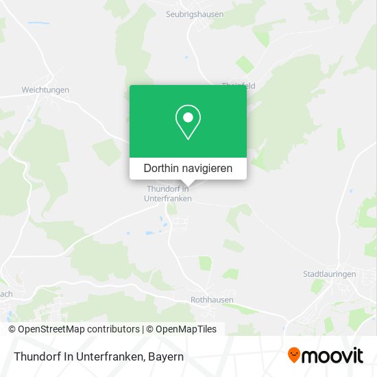 Thundorf In Unterfranken Karte