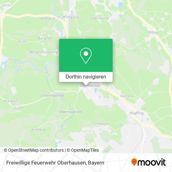 Freiwillige Feuerwehr Oberhausen Karte