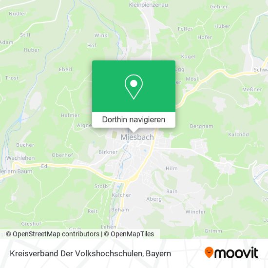 Kreisverband Der Volkshochschulen Karte