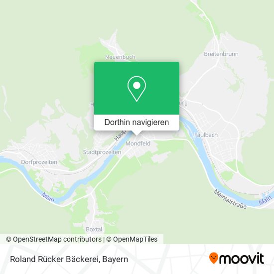 Roland Rücker Bäckerei Karte