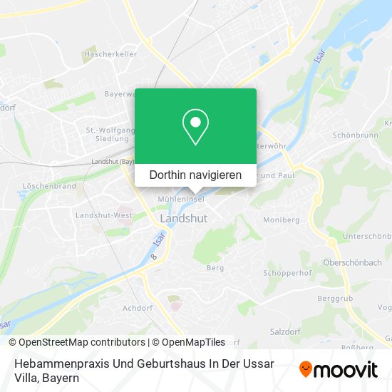 Hebammenpraxis Und Geburtshaus In Der Ussar Villa Karte