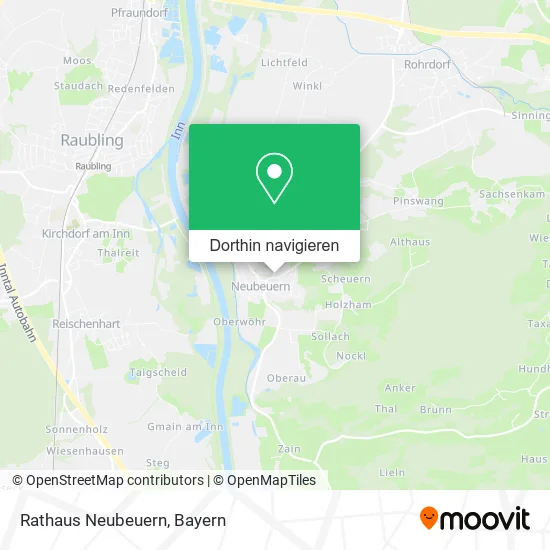 Rathaus Neubeuern Karte