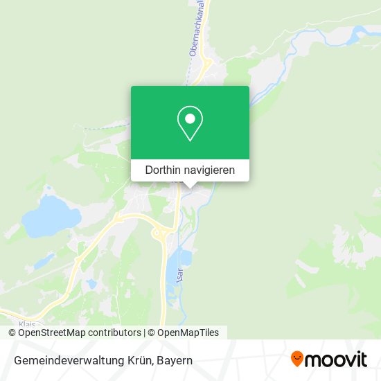 Gemeindeverwaltung Krün Karte