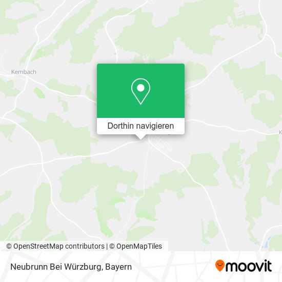 Neubrunn Bei Würzburg Karte