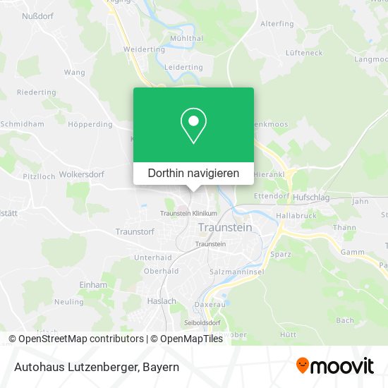 Autohaus Lutzenberger Karte
