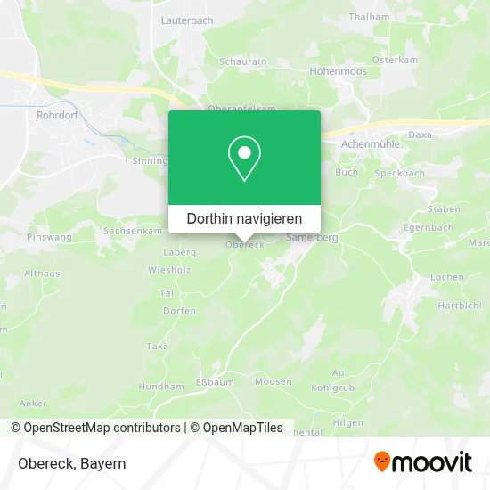 Obereck Karte