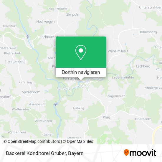 Bäckerei Konditorei Gruber Karte