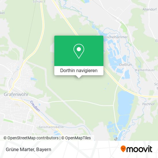 Grüne Marter Karte