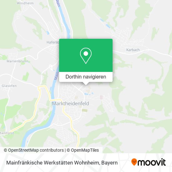 Mainfränkische Werkstätten Wohnheim Karte
