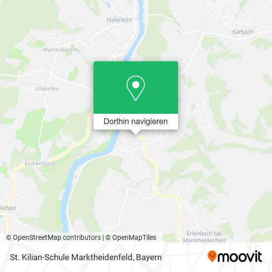 St. Kilian-Schule Marktheidenfeld Karte