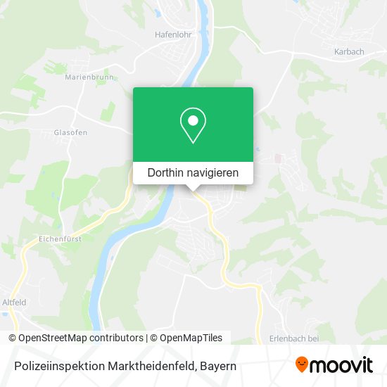 Polizeiinspektion Marktheidenfeld Karte