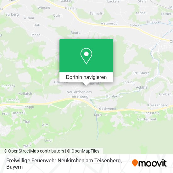 Freiwillige Feuerwehr Neukirchen am Teisenberg Karte