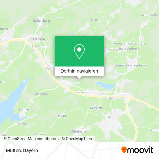 Multen Karte