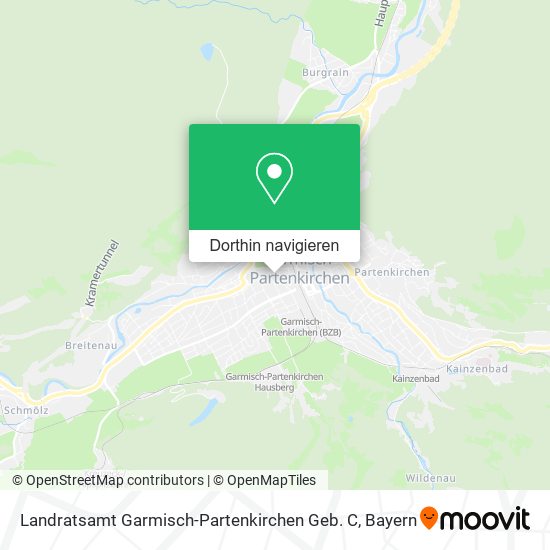 Landratsamt Garmisch-Partenkirchen Geb. C Karte