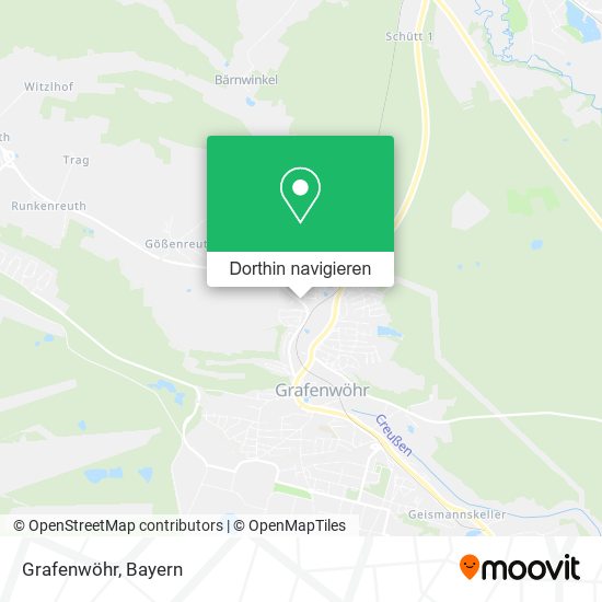 Grafenwöhr Karte