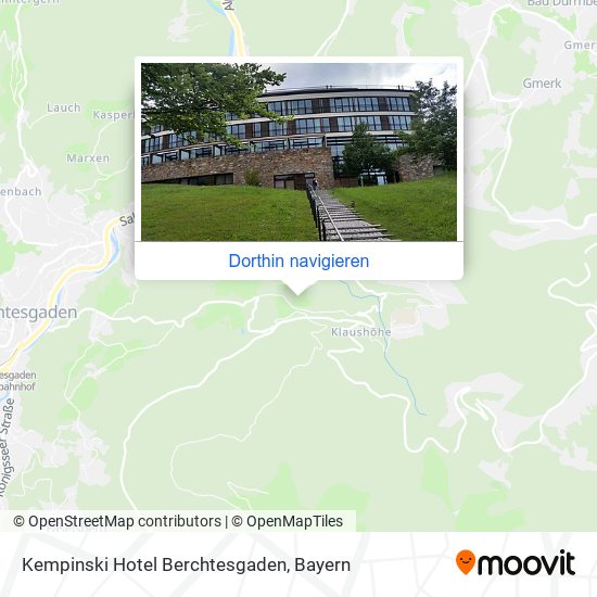 Kempinski Hotel Berchtesgaden Karte