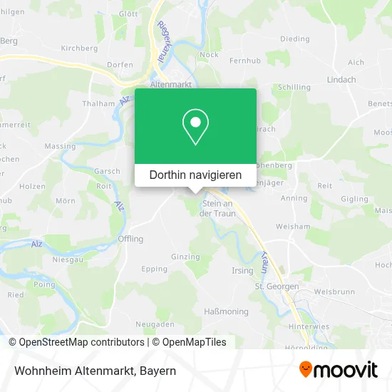 Wohnheim Altenmarkt Karte