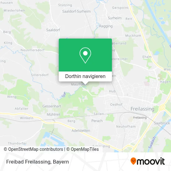 Freibad Freilassing Karte