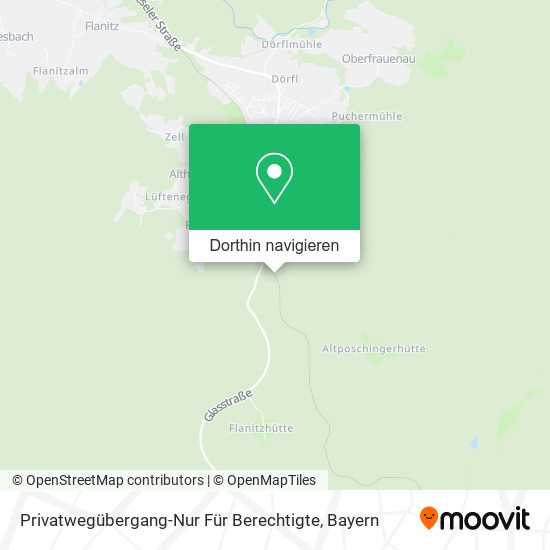 Privatwegübergang-Nur Für Berechtigte Karte
