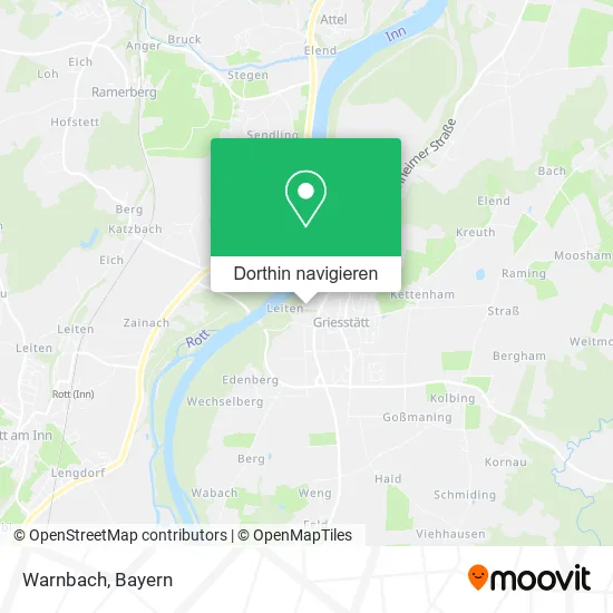 Warnbach Karte