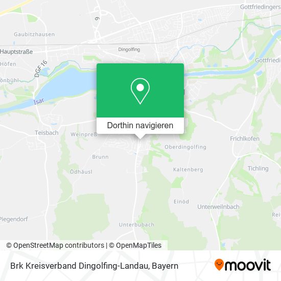Brk Kreisverband Dingolfing-Landau Karte