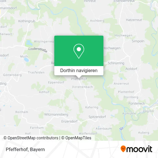Pfefferhof Karte