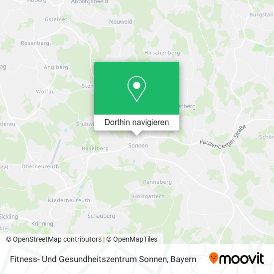 Fitness- Und Gesundheitszentrum Sonnen Karte