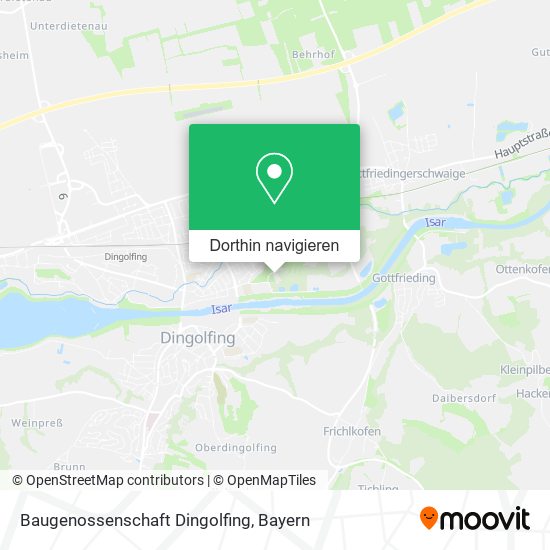 Baugenossenschaft Dingolfing Karte