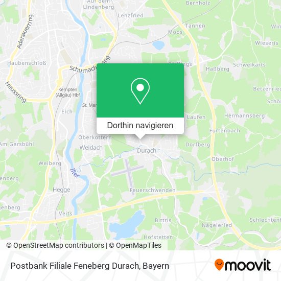 Postbank Filiale Feneberg Durach Karte