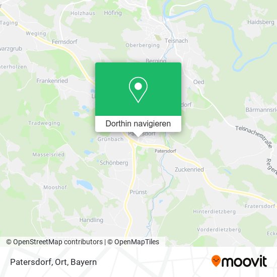 Patersdorf, Ort Karte