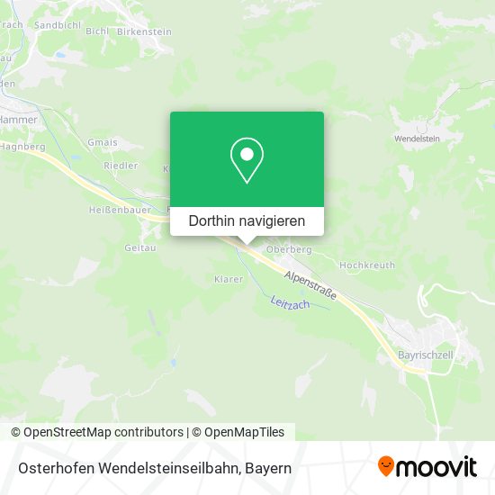 Osterhofen Wendelsteinseilbahn Karte