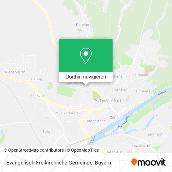 Evangelisch-Freikirchliche Gemeinde Karte