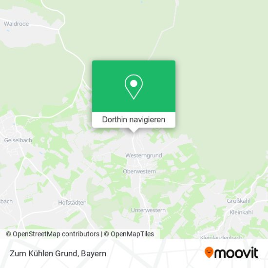 Zum Kühlen Grund Karte