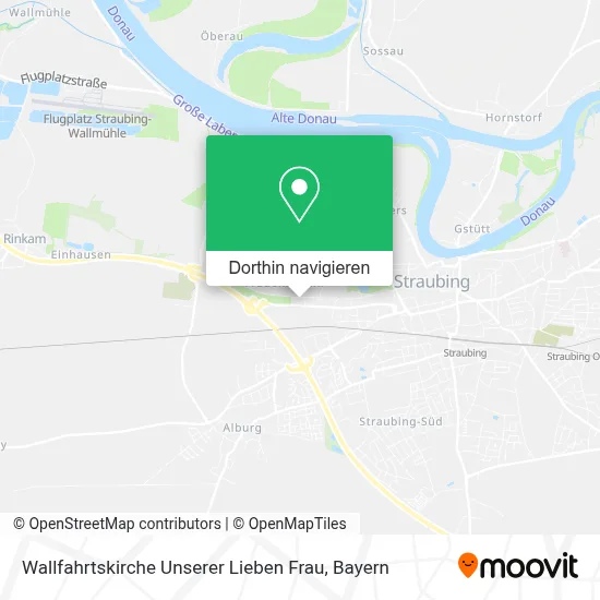 Wallfahrtskirche Unserer Lieben Frau Karte