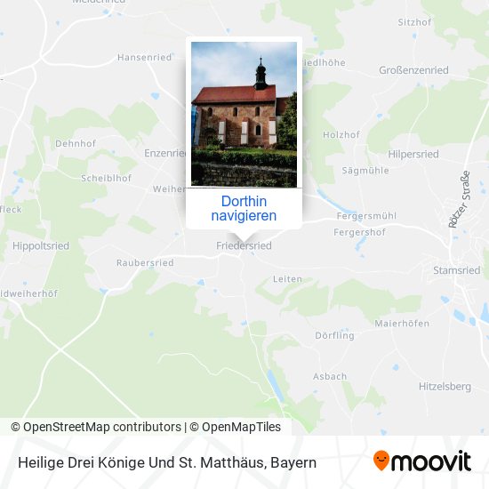 Heilige Drei Könige Und St. Matthäus Karte