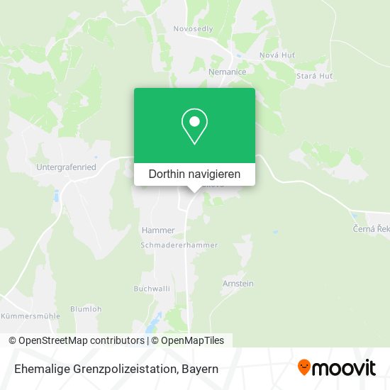 Ehemalige Grenzpolizeistation Karte