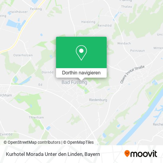 Kurhotel Morada Unter den Linden Karte