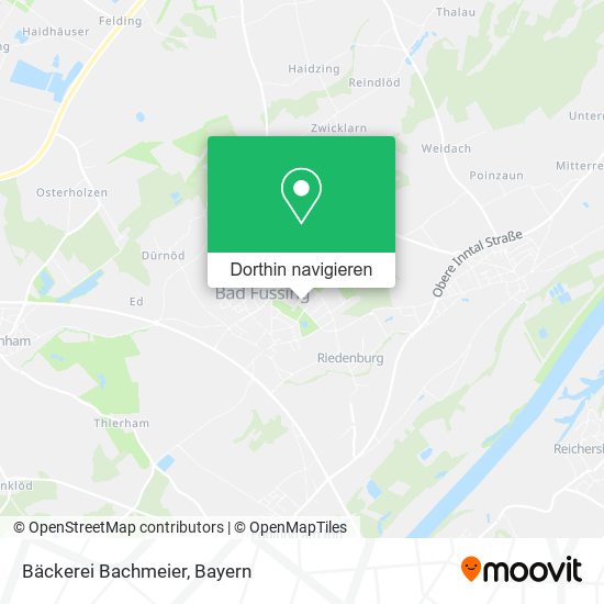 Bäckerei Bachmeier Karte