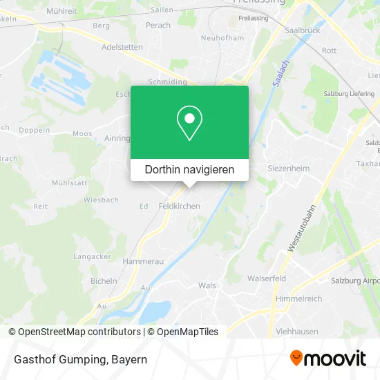 Gasthof Gumping Karte