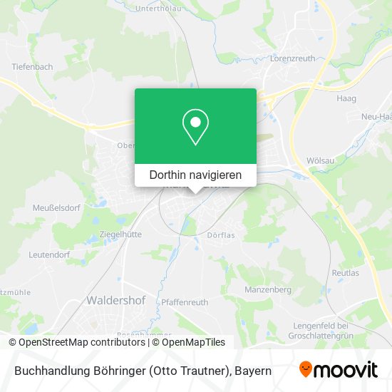 Buchhandlung Böhringer (Otto Trautner) Karte