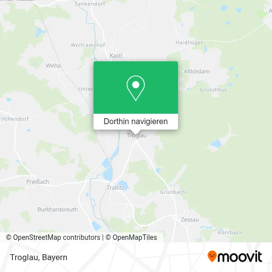 Troglau Karte