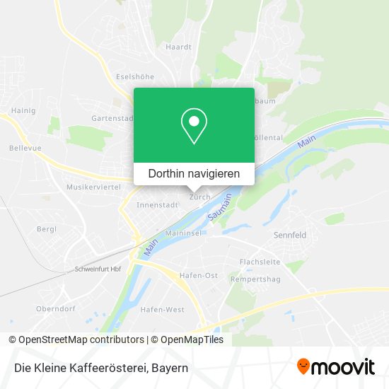 Die Kleine Kaffeerösterei Karte