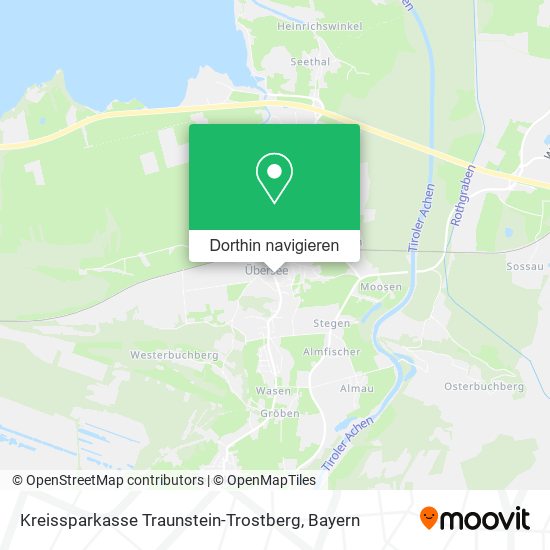 Kreissparkasse Traunstein-Trostberg Karte