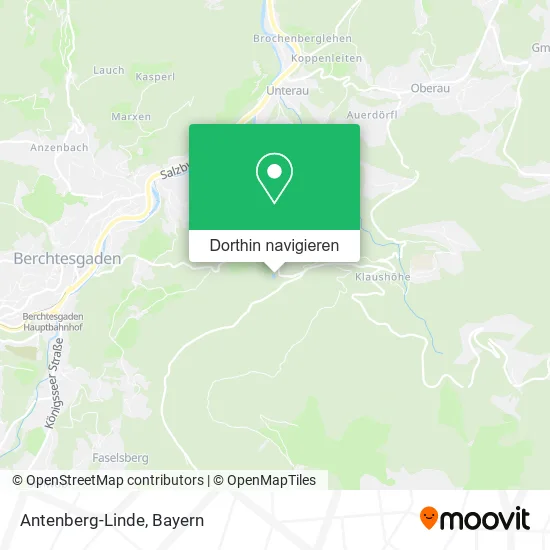 Antenberg-Linde Karte