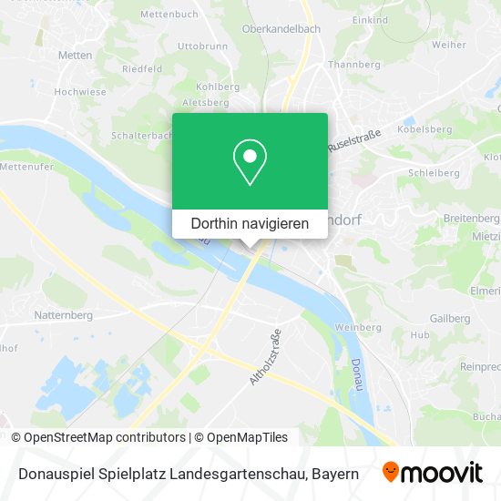 Donauspiel Spielplatz Landesgartenschau Karte
