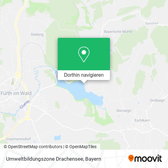 Umweltbildungszone Drachensee Karte